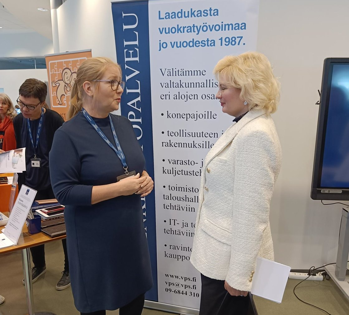 Olga Dibrova rekrymessuilla b