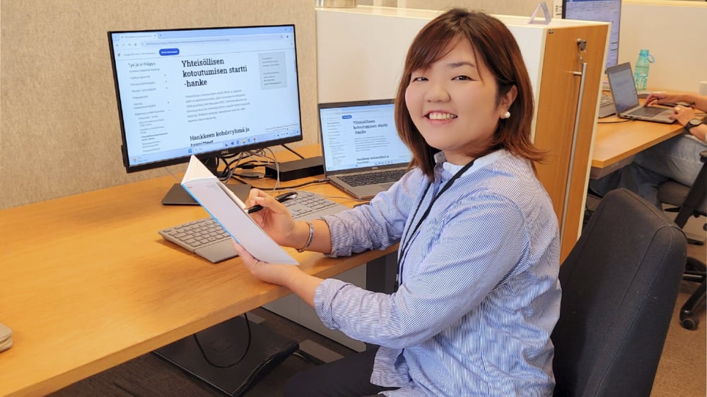 Projektikoordinaattori Saeko Lindroos