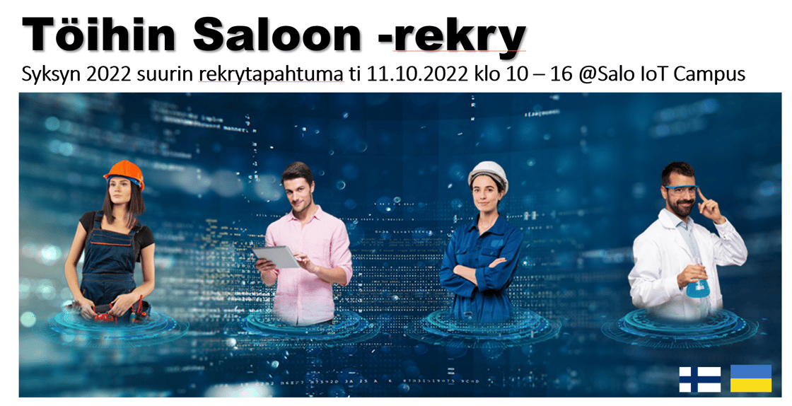 Töihin Saloon rekrytapahtuma syksy 2022